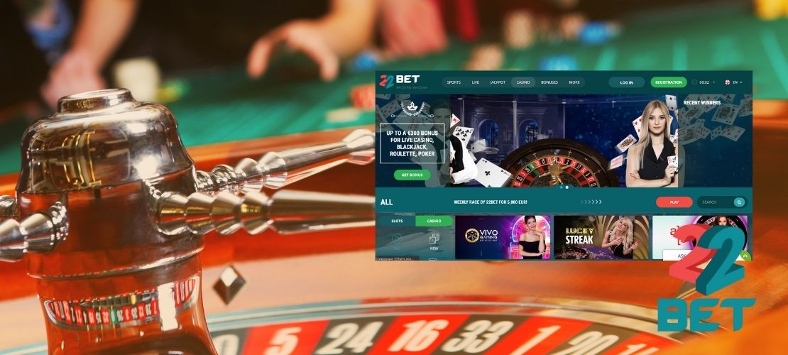 22bet India has a fantastic live casino